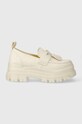 Buffalo mokaszin Aspha Loafer Tassel szintetikus bőr bézs 1622392.OFW