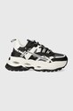 Buffalo sneakersy Triplet Hollow imitacja skóry licowej czarny 1636076.BLW