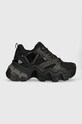Tenisice Buffalo Norion1 imitacija zrnate kože crna 1636084.BLK