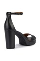 Cipők Geox bőr szandál D WALK PLEASURE 85S D45B6D.00043.C9999 fekete
