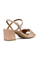 Încălțăminte Geox sandale din piele intoarsa D NEW ERAKLIA 50 D45RNA.00021.C8156 bej
