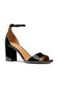 Geox sandale de piele D NEW ERAKLIA 80 D35RPA.000FM.C9999 negru SS24