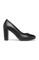 Geox szpilki skórzane D WALK PLEASURE 85 słupek czarny D35TFA.000Y3.C9999
