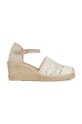 Geox sandale D GELSA LOW coturn bej D45NGB.000DS.C6738