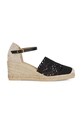 Geox sandale D GELSA LOW coturn negru D45NGB.000DS.C9999