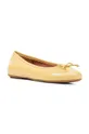 Geox bőr balerina cipő D PALMARIA sárga