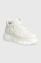 Buffalo sneakersy Cld Corin Heart imitacja skóry licowej biały 1636158.WHT