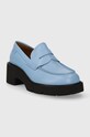 Кожени мокасини Camper Milah K201425.019 син SS24