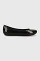 Crocs baleriny Brooklyn High Shine Flat 209661.001 czarny SS24