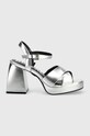 Σανδάλια Buffalo Bella Cross 1291493.SLV ασημί SS24