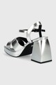 Παπούτσια Σανδάλια Buffalo Bella Cross 1291493.SLV ασημί