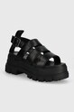 Сандалі Buffalo Aspha Fsh Ot 5-8 см чорний 1601263.BLK