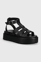 Сандали Buffalo Noa Greek Sandal изкуствен черен 1602209.BLK