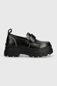 Μοκασίνια Buffalo Aspha Loafer 1622439.BLK μαύρο SS24