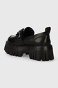 Obuwie Buffalo mokasyny Lion Loafer Chain 1622448.BLK czarny