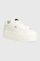 Buffalo sneakers Paired Planet friendly alb 1636131.WHT