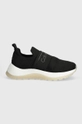 Calvin Klein sneakersy RUNNER SLIP ON HE MESH czarny