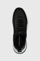 czarny Calvin Klein sneakersy RUNNER LACE UP MESH MIX