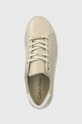 Tenisky Calvin Klein FLATFORM CUP LACE UP EPI MONO béžová HW0HW01911
