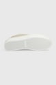 Calvin Klein sneakersy FLATFORM CUP LACE UP EPI MONO HW0HW01911 beżowy