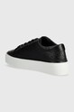 Boty Tenisky Calvin Klein FLATFORM CUP LACE UP EPI MONO HW0HW01911 černá