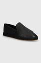 Espadrile Calvin Klein ESPADRILLE EPI MONO ravna crna HW0HW01917