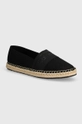 fekete Calvin Klein espadrilles ESPADRILLE HE Női