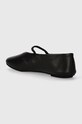 Boty Kožené baleríny Calvin Klein BALLERINA W/STRAP LTH HW0HW01920 černá