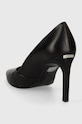 Obuv Kožené lodičky Calvin Klein HEEL PUMP 90 LEATHER HW0HW01928 čierna