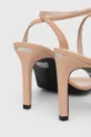 бежевый Кожаные сандалии Calvin Klein HEEL SANDAL 90 LTH