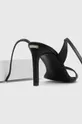 Calvin Klein sandały skórzane HEEL SANDAL 90 LTH Cholewka: Skóra naturalna, Wnętrze: Skóra naturalna, Podeszwa: Materiał syntetyczny