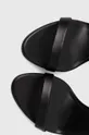 Calvin Klein sandały skórzane HEEL SANDAL 90 LTH Damski