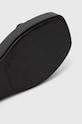 Kožené sandále Calvin Klein WEDGE SANDAL 30 LTH HW0HW01949 čierna