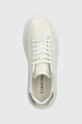 Шкіряні кросівки Calvin Klein CUPSOLE LACE UP LEATHER білий HW0HW01987