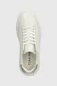 λευκό Δερμάτινα αθλητικά παπούτσια Calvin Klein CUPSOLE LACE UP LEATHER