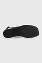 Sandále Calvin Klein FLAT SANDAL HE HW0HW01990 čierna
