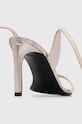 Boty Kožené sandály Calvin Klein HEEL SANDAL 90 PEARL HW0HW02026 zlatá