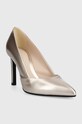 Kožené lodičky Calvin Klein HEEL PUMP 90 PEARL HW0HW02027 růžová SS24
