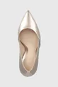 roza Usnjene visoke pete Calvin Klein HEEL PUMP 90 PEARL