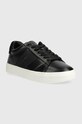 Кожаные кроссовки Calvin Klein CUPSOLE LACE UP HE LTH HW0HW02051 чёрный SS24
