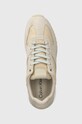 Tenisky Calvin Klein RUNNER LACE UP LTH/NYLON béžová HW0HW02130