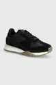 nero Calvin Klein sneakers RUNNER LACE UP LTH/NYLON Donna