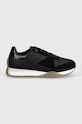 Calvin Klein sportcipő RUNNER LACE UP LTH/NYLON HW0HW02130 fekete SS24