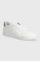 λευκό Δερμάτινα αθλητικά παπούτσια Calvin Klein VULCANIZED LACE UP LTH Γυναικεία
