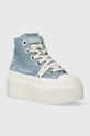 Кеды Inuikii Levy Jeans High платформа голубой 30103.058.LightBlue