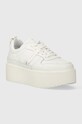 Inuikii sneakersy skórzane Colette Low platforma biały 30102.800.White