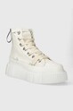 Високи кецове Inuikii Matilda Canvas High 23 30103.024.White бял SS24