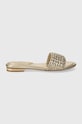 Aldo klapki Eleonoreflat tekstylny złoty 13738905.Eleonoreflat