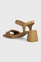 Παπούτσια Δερμάτινα σανδάλια Camper Kiara Sandal K201501.010 καφέ