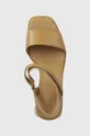 brązowy Camper sandały skórzane Kiara Sandal